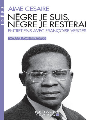 cover image of Nègre je suis, nègre je resterai